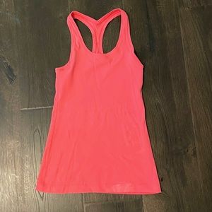 NEVER WORN lululemon guava pink cool racer back